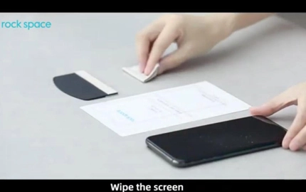 Как установить гибкую матовую пленку Rock Space