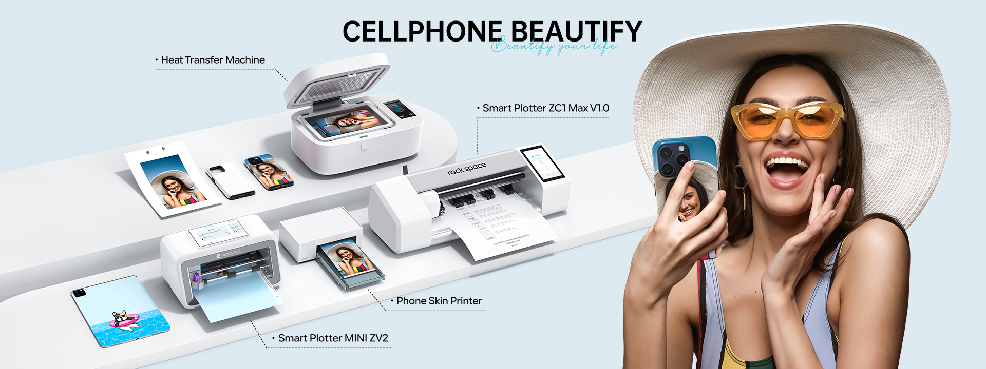 Верхний автомат для резки протектора экрана & фильм на космосе утеса