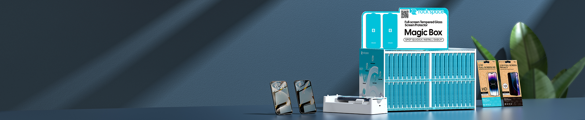 Закаленное стекло для защиты экрана Rock Space