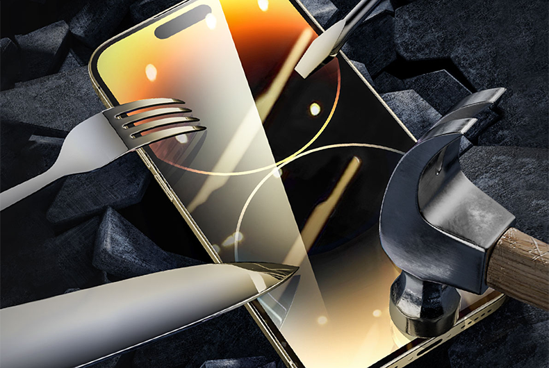 Стеклянная текстура, чувствительный отклик