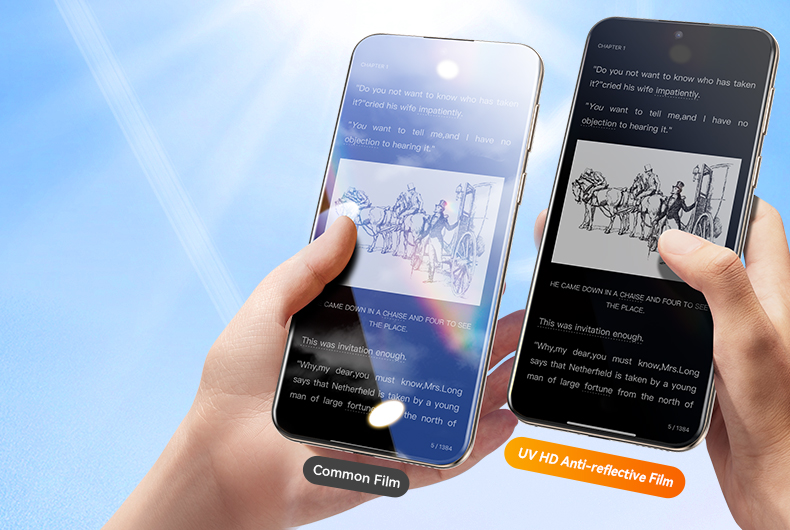 95% пропускания света при сильном свете